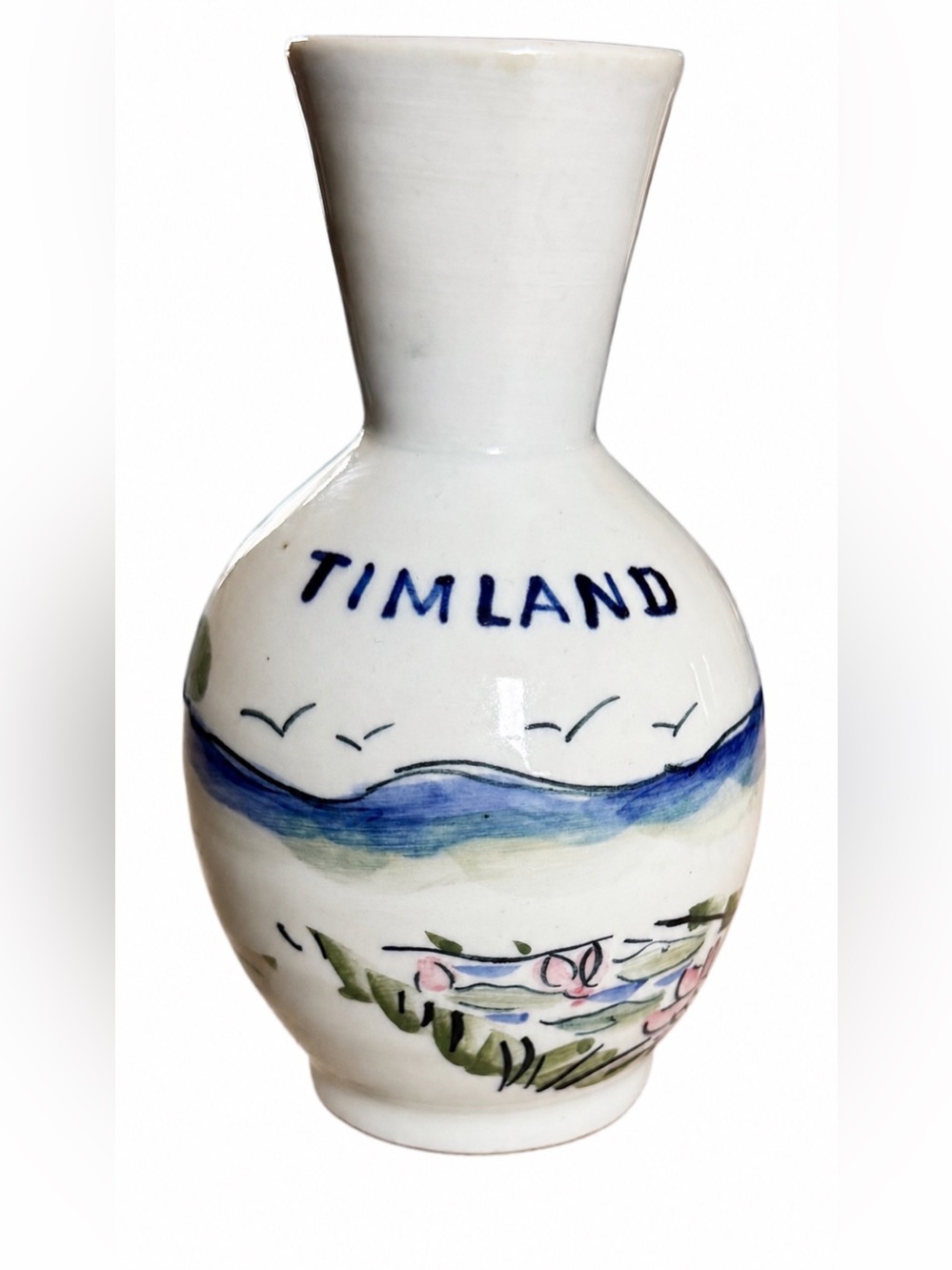 Vintage "Timland" Thailand Ceramic Vase